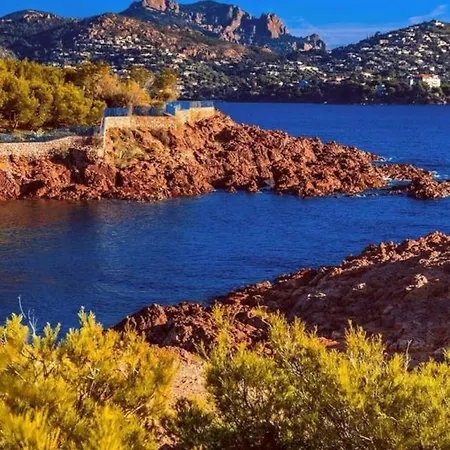 Garden Level For 5 People With Sea View Vila Saint-Raphaël